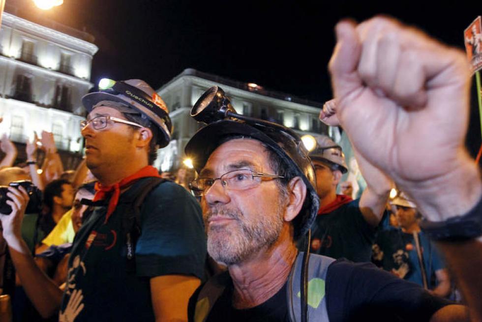La marcha minera llega a Madrid