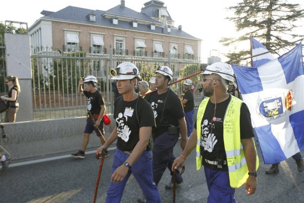 La marcha minera llega a Madrid