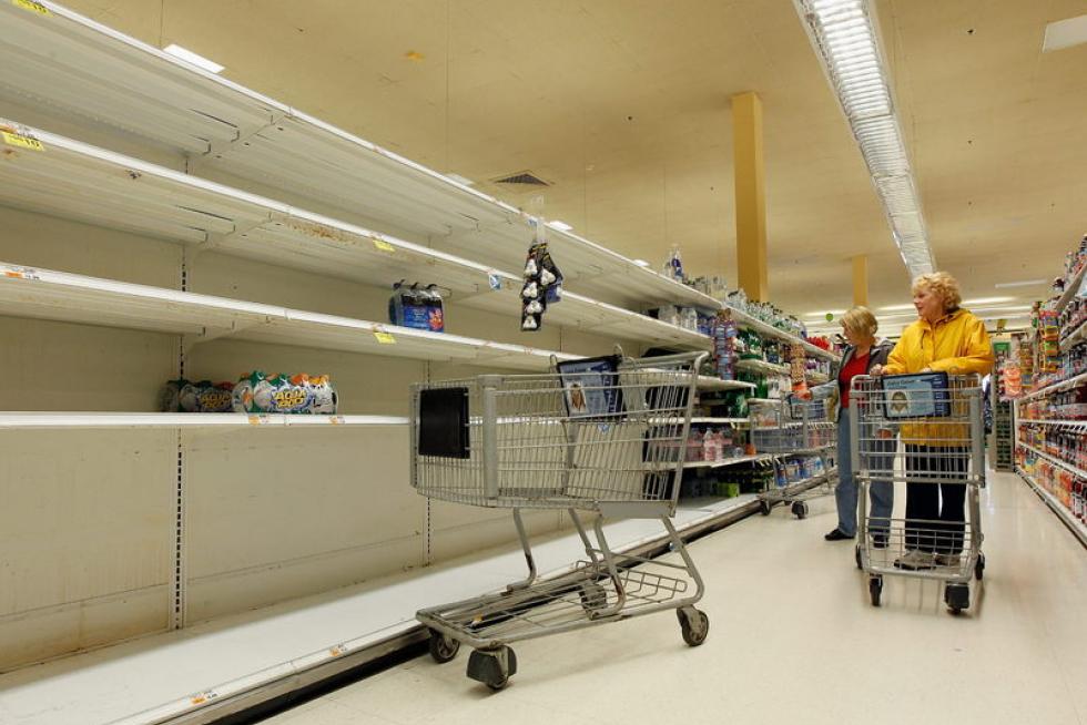 Preparativos para la llegada del huracán Sandy a EE. UU.