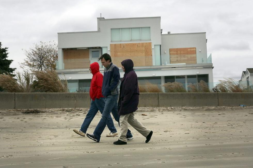 Preparativos para la llegada del huracán Sandy a EE. UU.