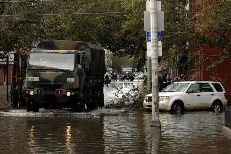 Consecuencias del huracán 'Sandy' en la costa este de EE. UU.