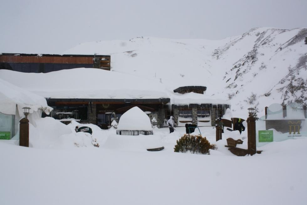 Aspecto de la estación de Formigal
