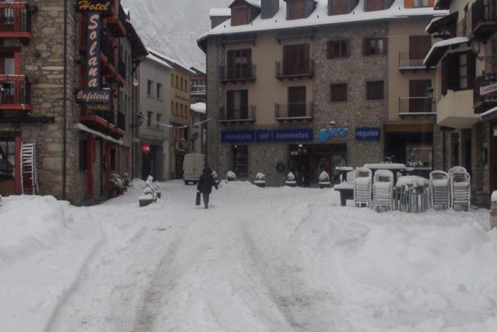 Nieve en Benasque