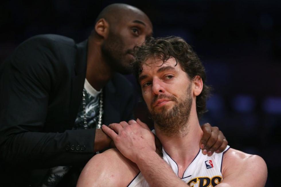 Pau Gasol y Kobe Bryant