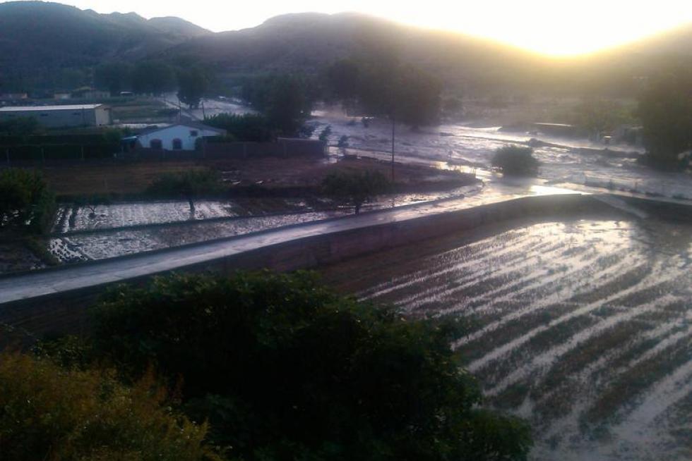 Las fuertes tormentas dejan al menos un desaparecido en Oliete