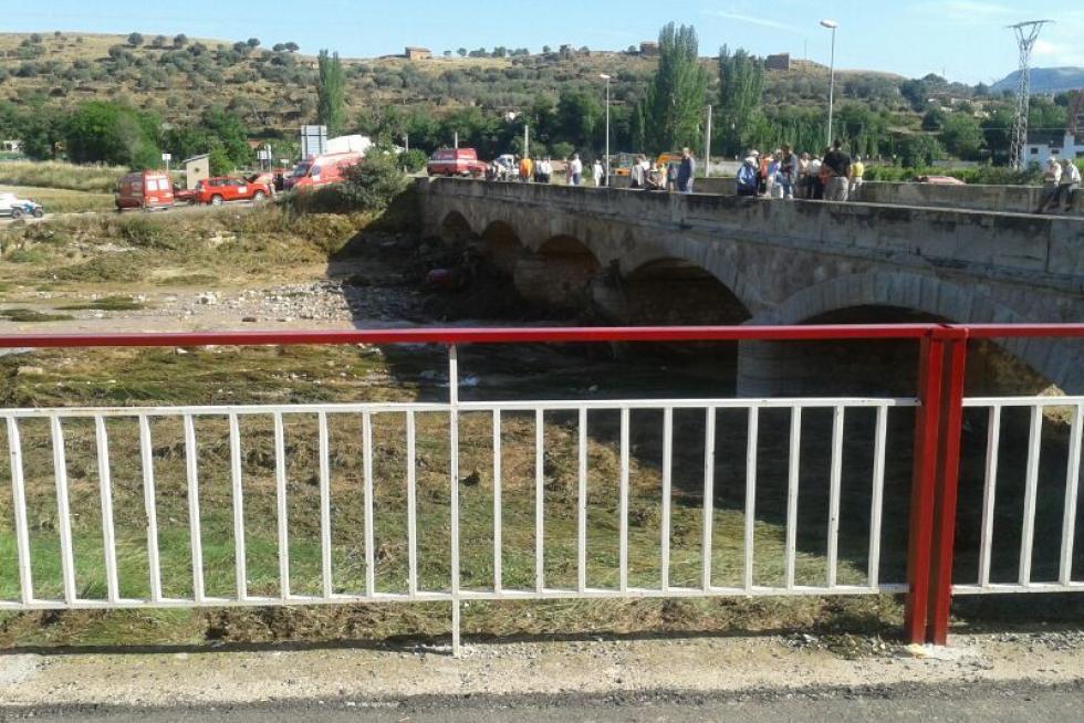 Las fuertes tormentas dejan al menos un desaparecido en Oliete
