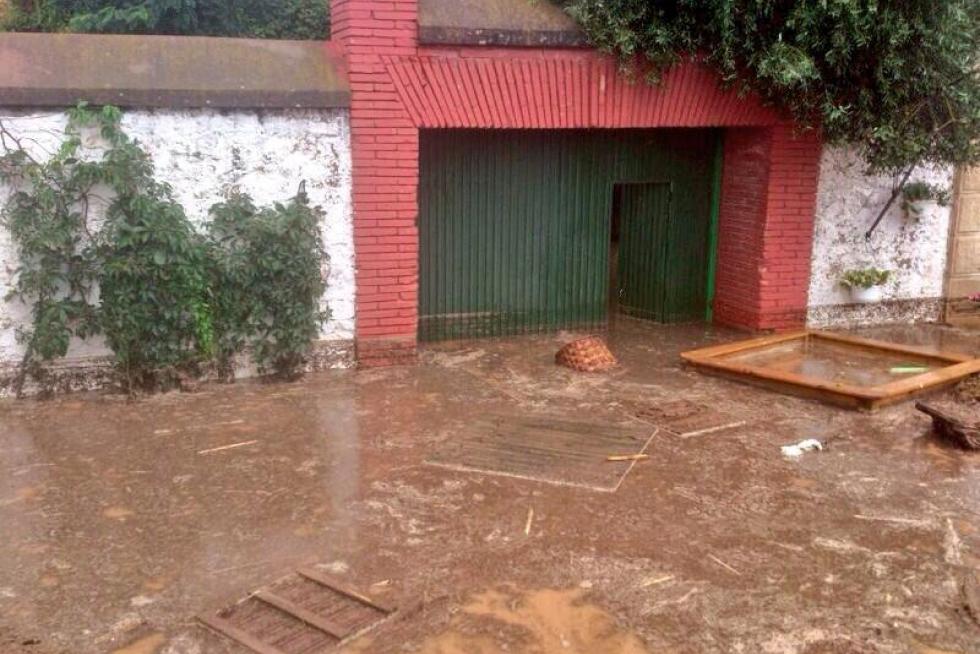 Las fuertes tormentas dejan al menos un desaparecido en Oliete