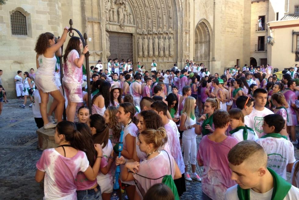 Huesca espera el cohete que anuncie el inicio de las fiestas