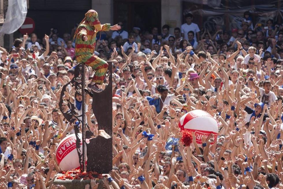 Foto de archivo de la fiesta en Tarazona
