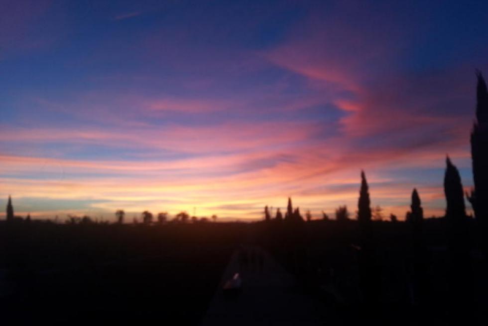 Puesta de sol. Manuel Solans