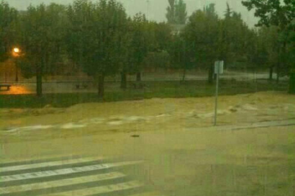 El río Riguel, a su paso por Sádaba