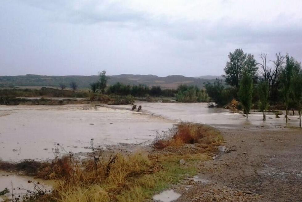 Foto del temporal en Layana