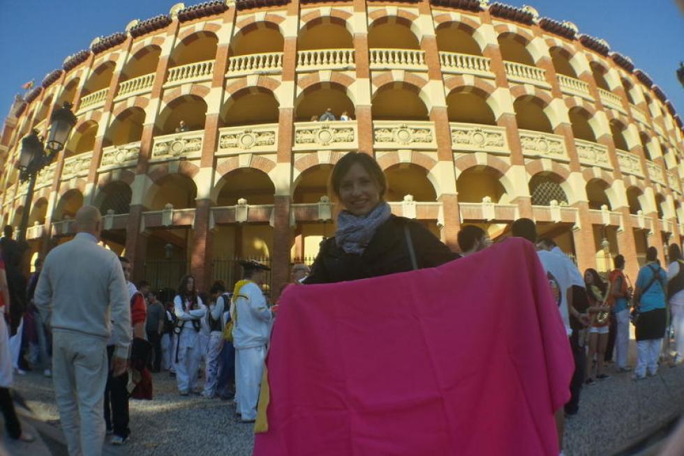 En la plaza de toros