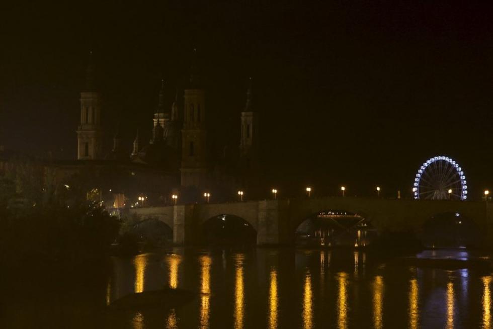 Fuegos artificiales de fin de Fiestas del Pilar 2013