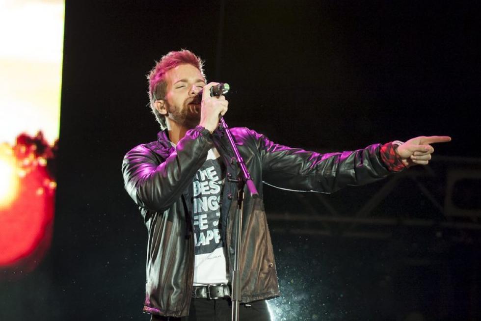 Concierto de Pablo Alborán en la plaza del Pilar de Zaragoza