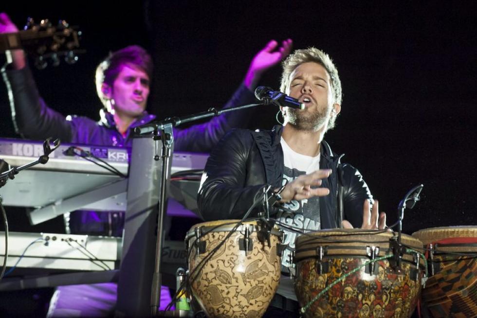 Concierto de Pablo Alborán en la plaza del Pilar de Zaragoza