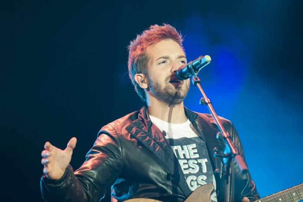 Concierto de Pablo Alborán en la plaza del Pilar de Zaragoza