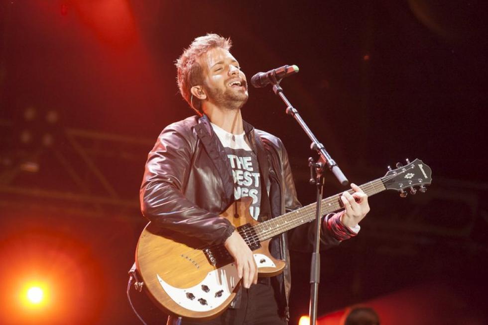 Concierto de Pablo Alborán en la plaza del Pilar de Zaragoza