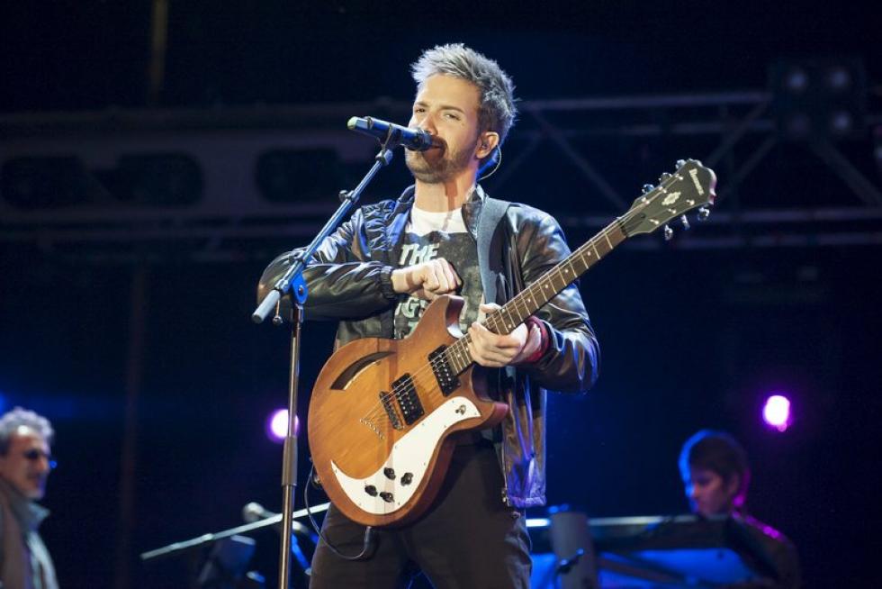 Concierto de Pablo Alborán en la plaza del Pilar de Zaragoza