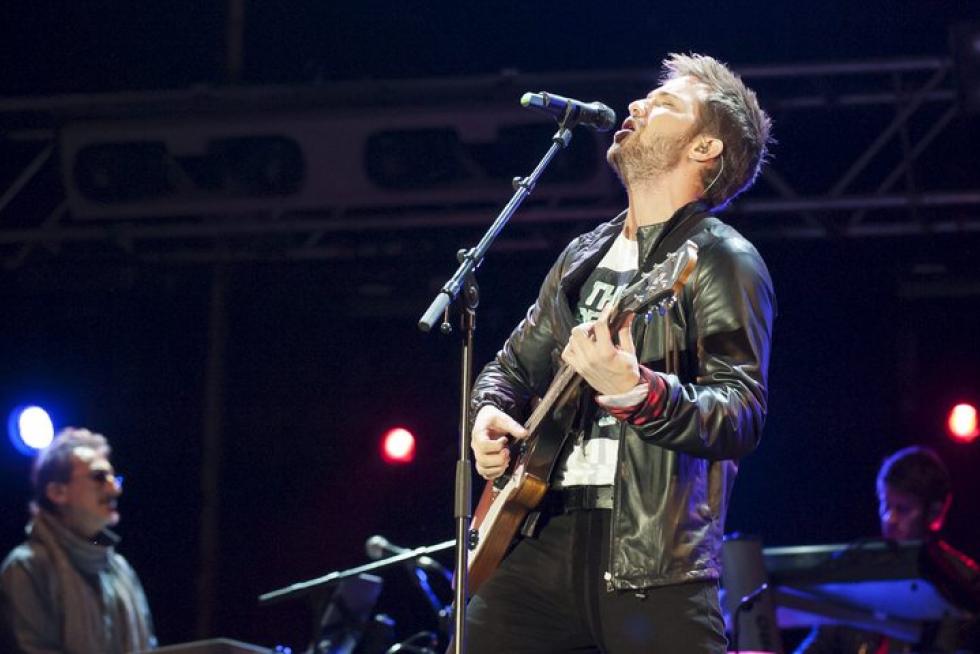 Concierto de Pablo Alborán en la plaza del Pilar de Zaragoza