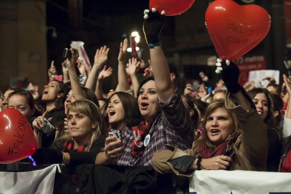Concierto de Pablo Alborán en la plaza del Pilar de Zaragoza