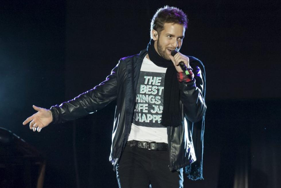 Concierto de Pablo Alborán en la plaza del Pilar de Zaragoza