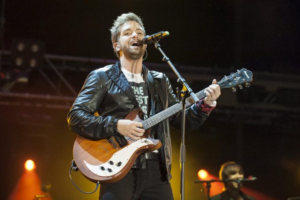 Concierto de Pablo Alborán en la plaza del Pilar de Zaragoza