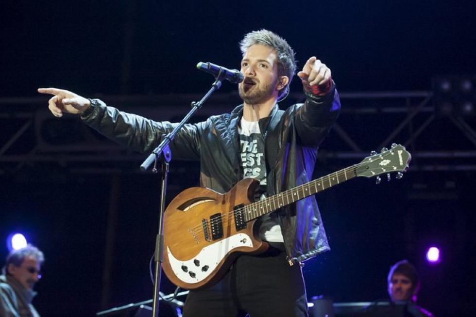Concierto de Pablo Alborán en la plaza del Pilar de Zaragoza