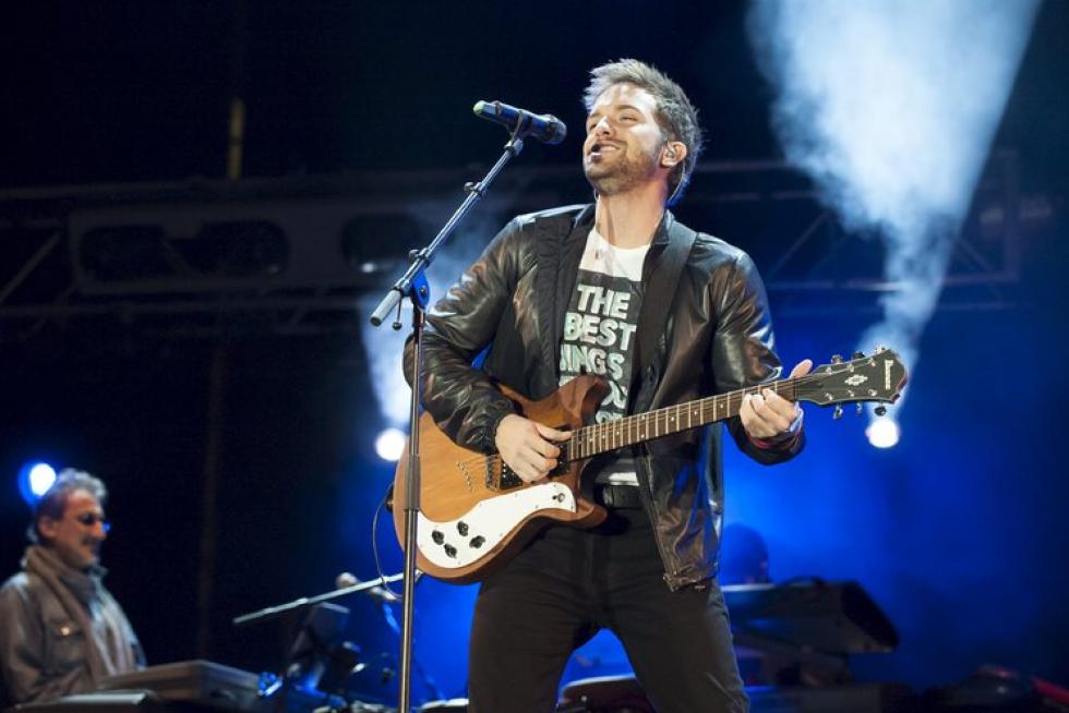 Concierto de Pablo Alborán en la plaza del Pilar de Zaragoza