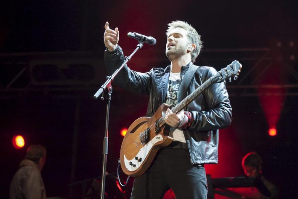 Concierto de Pablo Alborán en la plaza del Pilar de Zaragoza