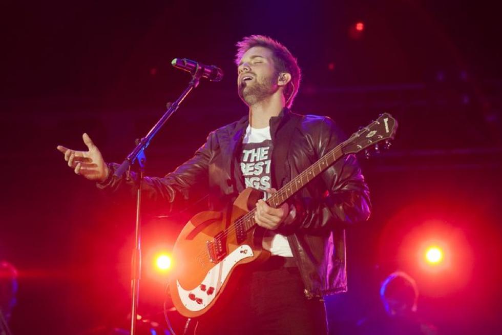 Concierto de Pablo Alborán en la plaza del Pilar de Zaragoza
