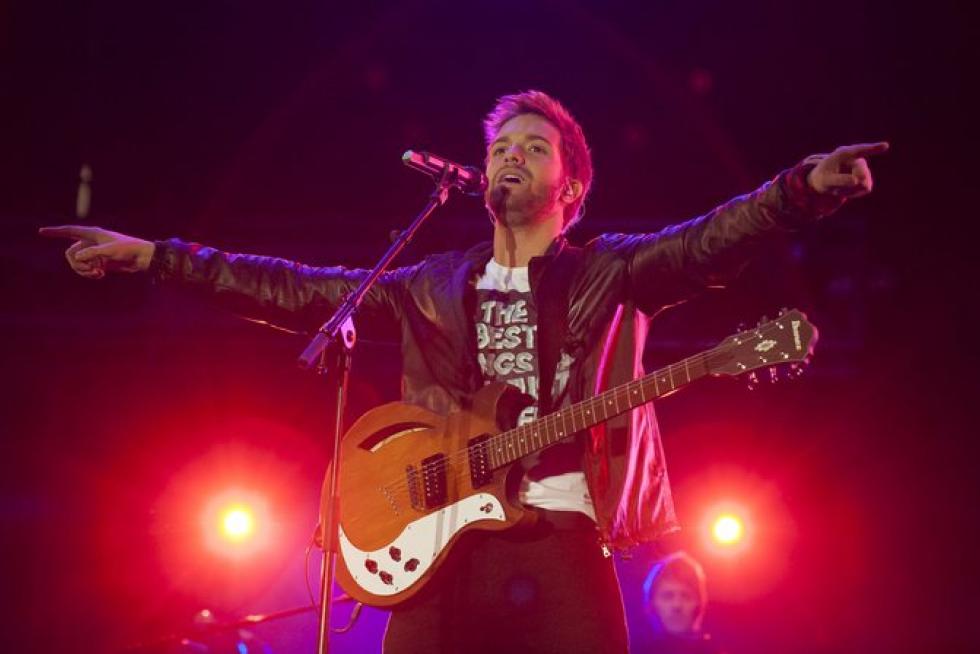 Concierto de Pablo Alborán en la plaza del Pilar de Zaragoza