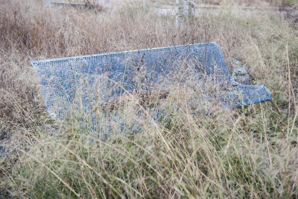 Abandono y vandalismo en el Parque Deportivo Ebro