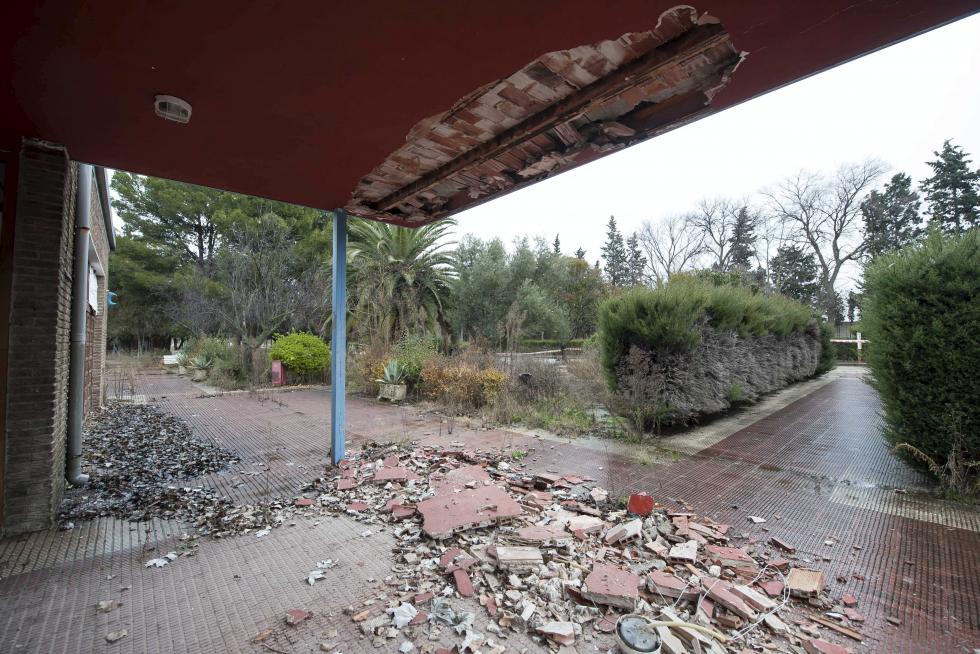 Abandono y vandalismo en el Parque Deportivo Ebro