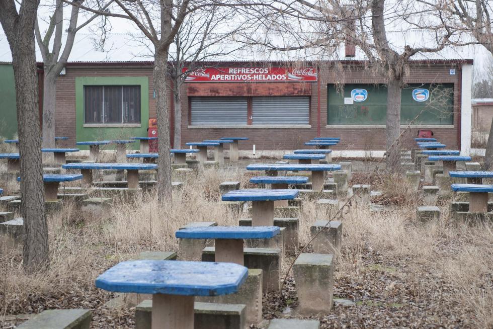 Abandono y vandalismo en el Parque Deportivo Ebro