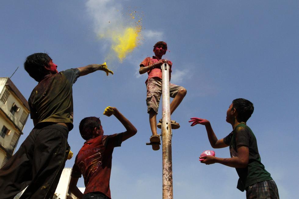 The Holi en la India