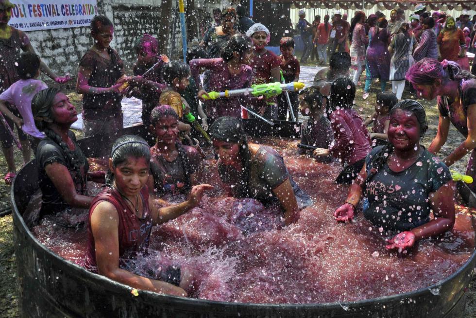 The Holi en la India