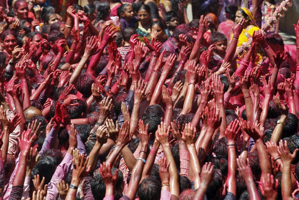 The Holi en la India