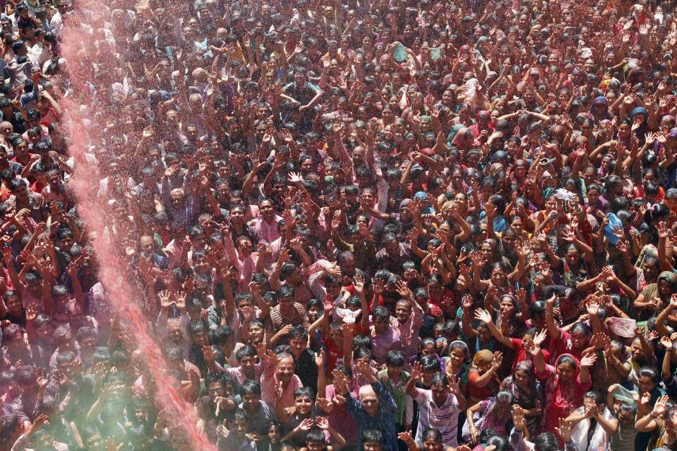 The Holi en la India