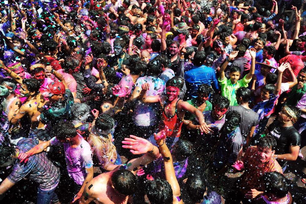 The Holi en la India