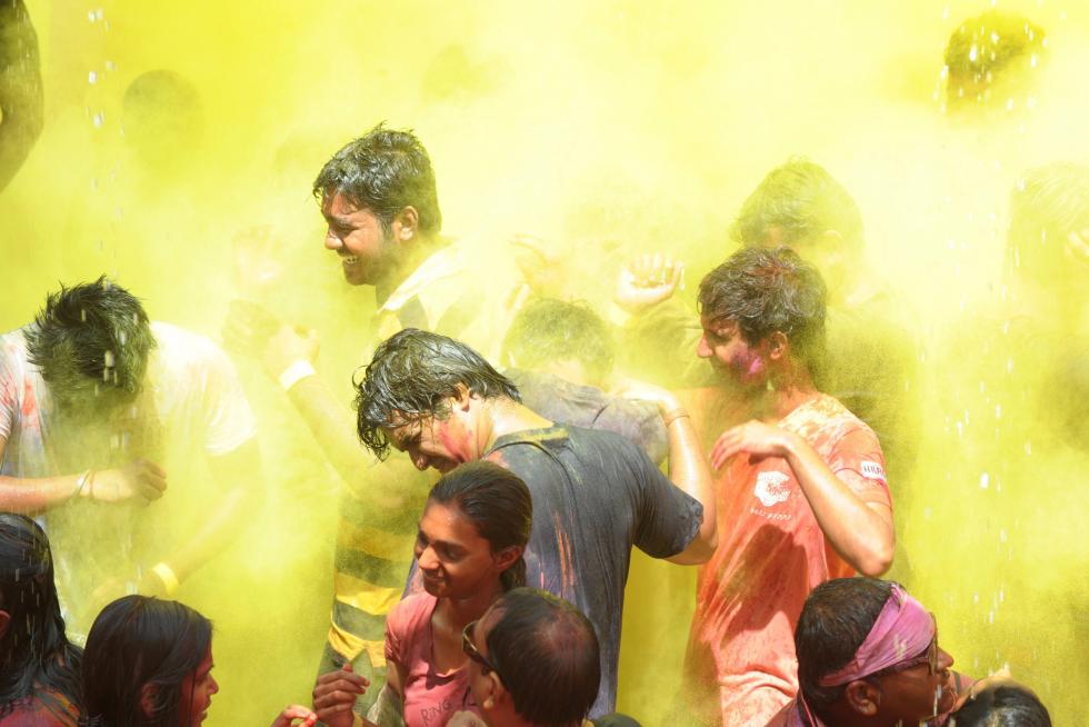 The Holi en la India