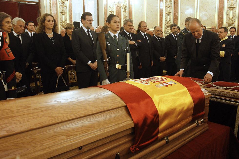 Capilla ardiente de Adolfo Suárez