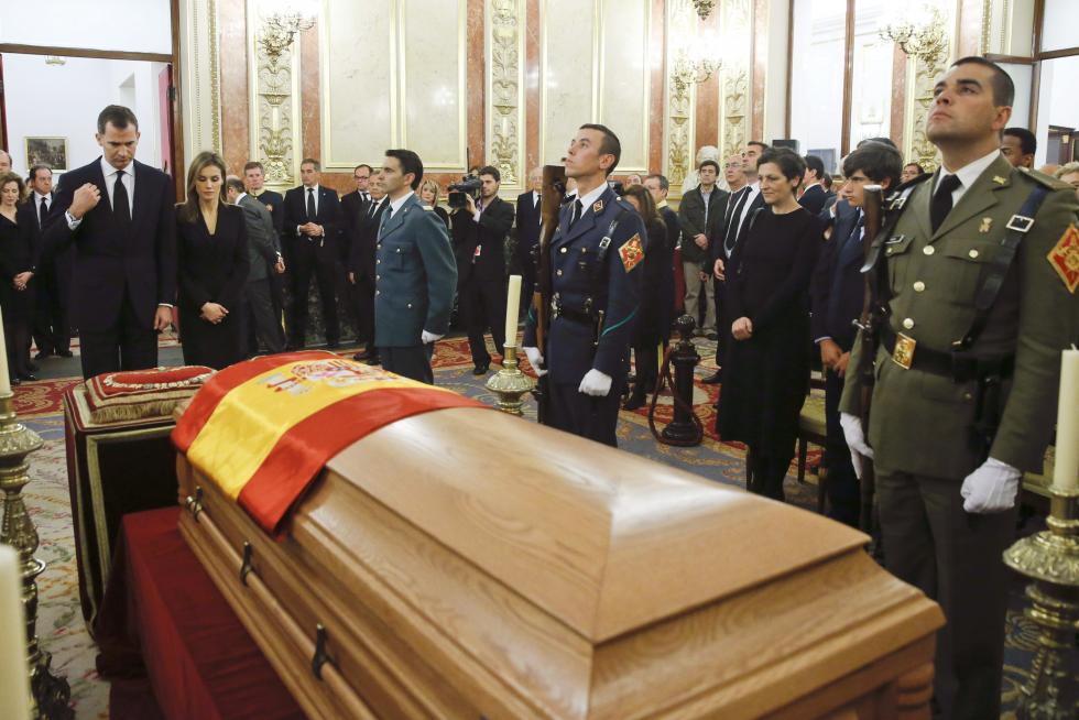 Capilla ardiente de Adolfo Suárez