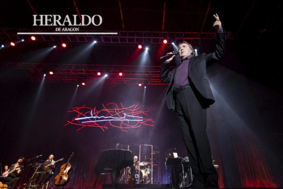 Concierto de Joan Manuel Serrat en el pabellón Príncipe Felipe de Zaragoza el 19 de septiembre.