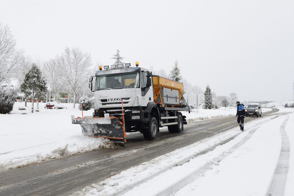 Temporal de nieve y lluvia en Aragón