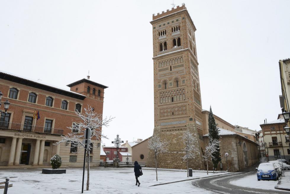 Temporal de nieve y lluvia en Aragón