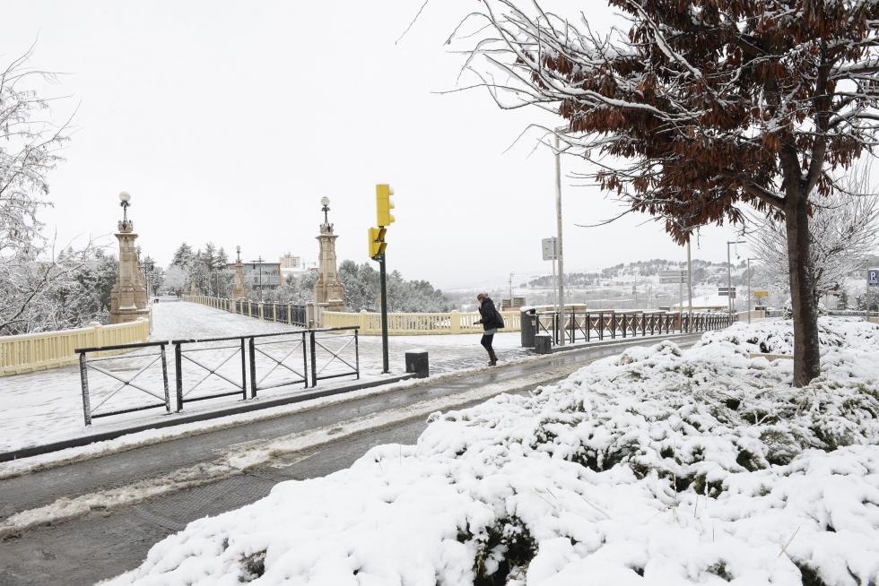 Temporal de nieve y lluvia en Aragón