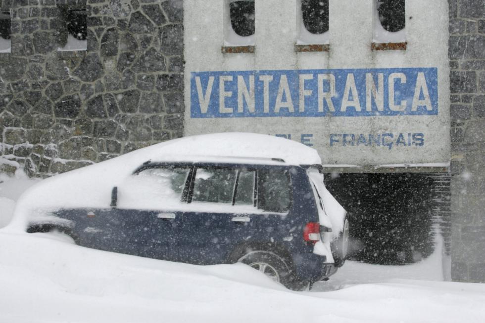 Temporal de nieve y lluvia en Aragón