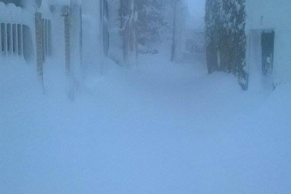 Temporal de nieve y lluvia en Aragón