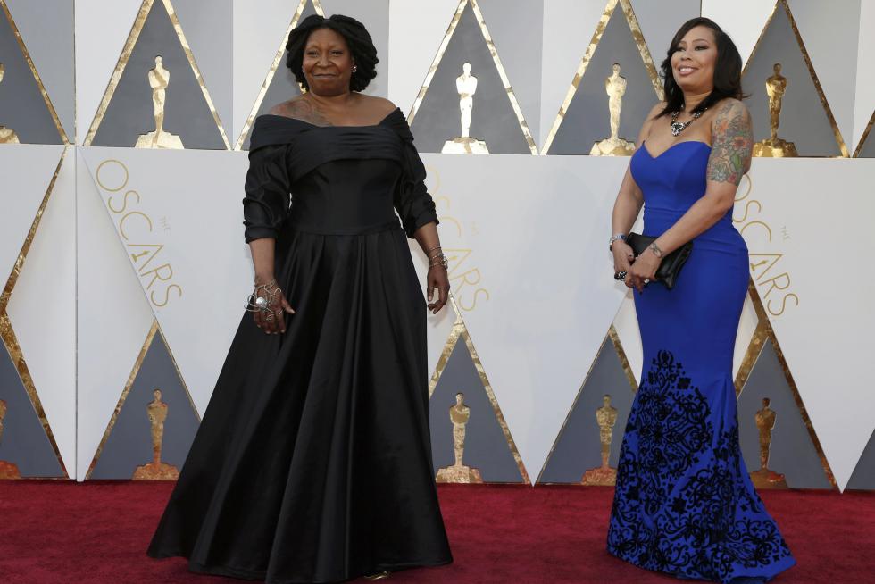 Whoopi Goldberg junto a su hija Alex Martin